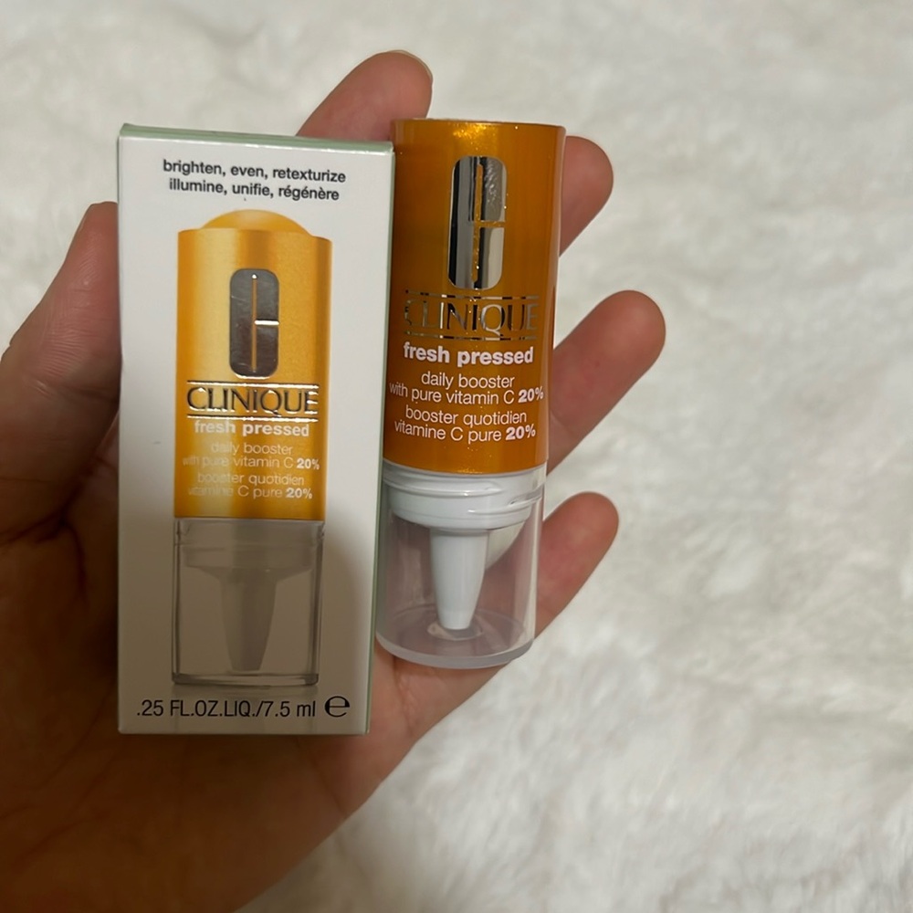 CLINIQUE FRESH PRESSED DAILY BOOSTER #VITC--0.25OZ--NIB